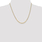 Flat Beveled Curb with Lobster Clasp Chain - WBC