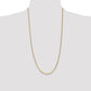 Flat Beveled Curb with Lobster Clasp Chain - WBC