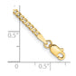 Flat Beveled Curb with Lobster Clasp Bracelet - WBC