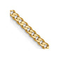Flat Beveled Curb with Lobster Clasp Chain - WBC