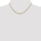 Flat Beveled Curb with Lobster Clasp Chain - WBC