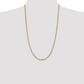 Flat Beveled Curb with Lobster Clasp Chain - WBC