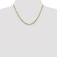 Flat Beveled Curb with Lobster Clasp Chain - WBC