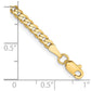 Flat Beveled Curb with Lobster Clasp Bracelet - WBC