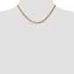 Flat Beveled Curb with Lobster Clasp Chain - WBC