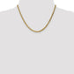 Flat Beveled Curb with Lobster Clasp Chain - WBC