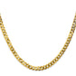 Flat Beveled Curb with Lobster Clasp Chain - WBC