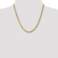Flat Beveled Curb with Lobster Clasp Chain - WBC