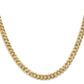 Flat Beveled Curb with Lobster Clasp Chain - WBC