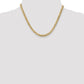 Flat Beveled Curb with Lobster Clasp Chain - WBC