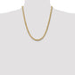 Flat Beveled Curb with Lobster Clasp Chain - WBC