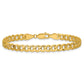 Flat Beveled Curb with Lobster Clasp Bracelet - WBC