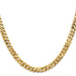 Flat Beveled Curb with Lobster Clasp Chain - WBC