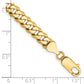 Flat Beveled Curb with Lobster Clasp Bracelet - WBC