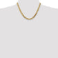 Flat Beveled Curb with Lobster Clasp Chain - WBC