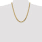 Flat Beveled Curb with Lobster Clasp Chain - WBC