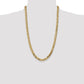 Flat Beveled Curb with Lobster Clasp Chain - WBC