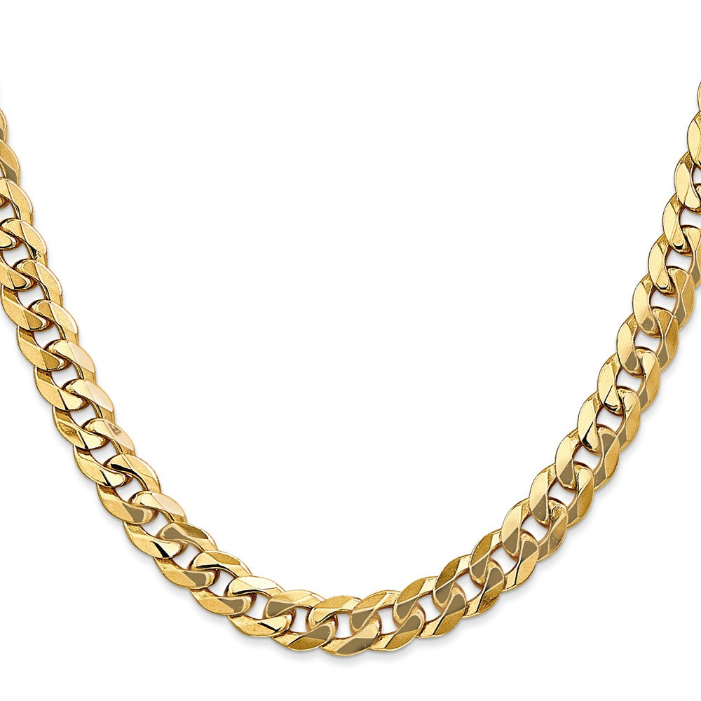 Flat Beveled Curb with Lobster Clasp Chain - WBC