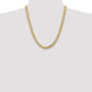Flat Beveled Curb with Lobster Clasp Chain - WBC