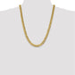 Flat Beveled Curb with Lobster Clasp Chain - WBC