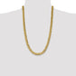 Flat Beveled Curb with Lobster Clasp Chain - WBC