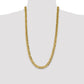Flat Beveled Curb with Lobster Clasp Chain - WBC