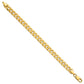 Flat Beveled Curb with Lobster Clasp Chain - WBC