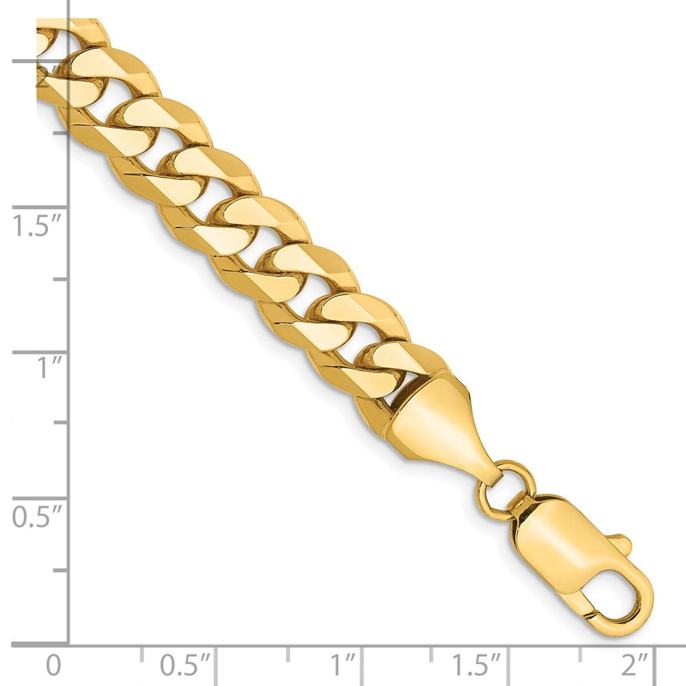 Flat Beveled Curb with Lobster Clasp Chain - WBC