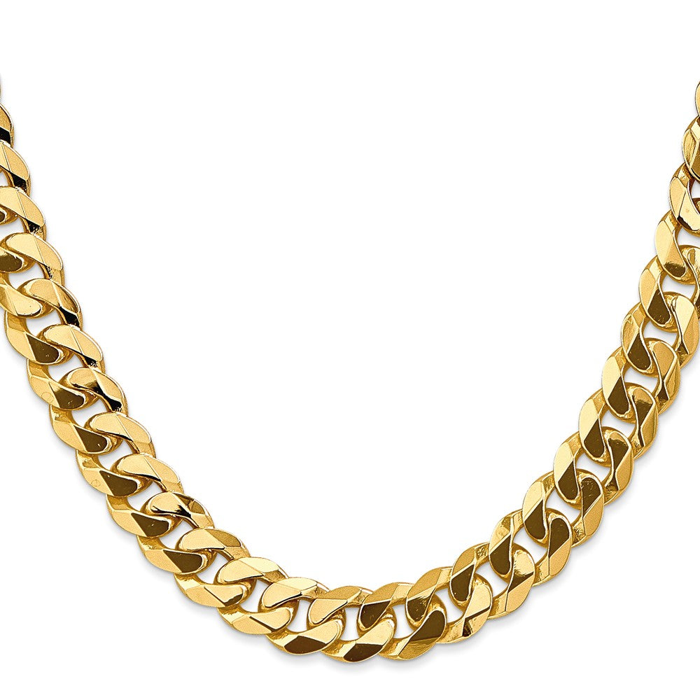 Flat Beveled Curb with Lobster Clasp Chain - WBC