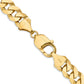 Flat Beveled Curb with Lobster Clasp Chain - WBC