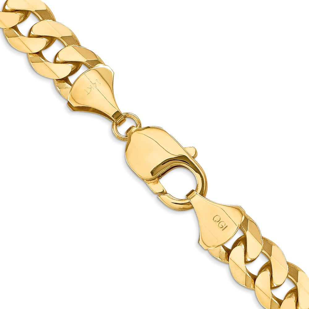 Flat Beveled Curb with Lobster Clasp Chain - WBC
