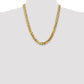 Flat Beveled Curb with Lobster Clasp Chain - WBC