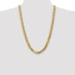 Flat Beveled Curb with Lobster Clasp Chain - WBC
