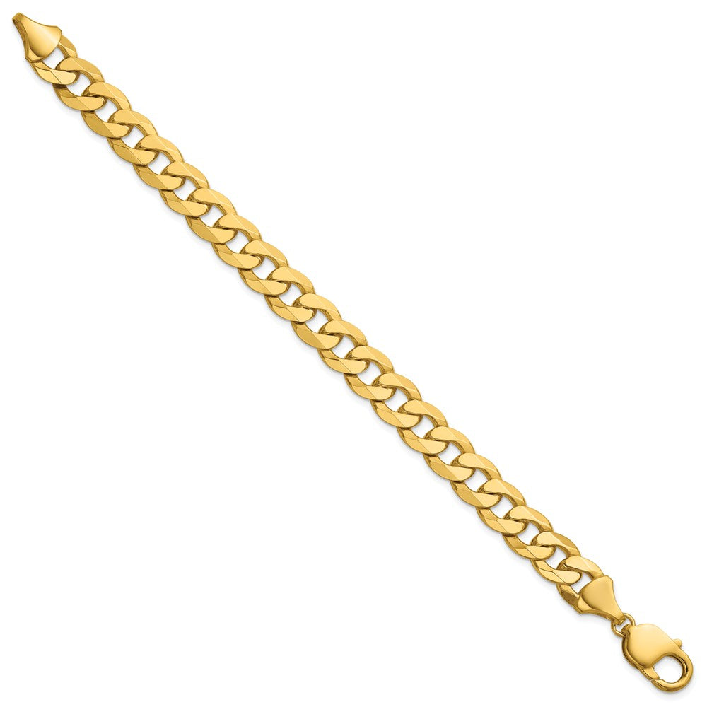 Flat Beveled Curb with Lobster Clasp Bracelet - WBC