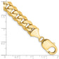 Flat Beveled Curb with Lobster Clasp Chain - WBC