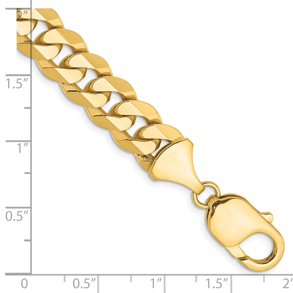 Flat Beveled Curb with Lobster Clasp Chain - WBC