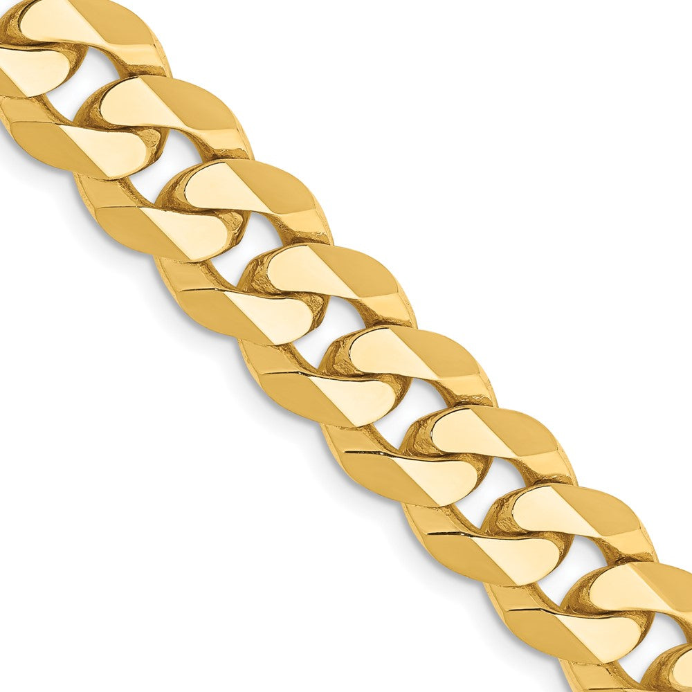 Flat Beveled Curb with Lobster Clasp Chain - WBC