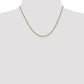 Flat Figaro with Lobster Clasp Chain - WBC