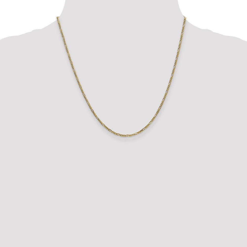 Flat Figaro with Lobster Clasp Chain - WBC