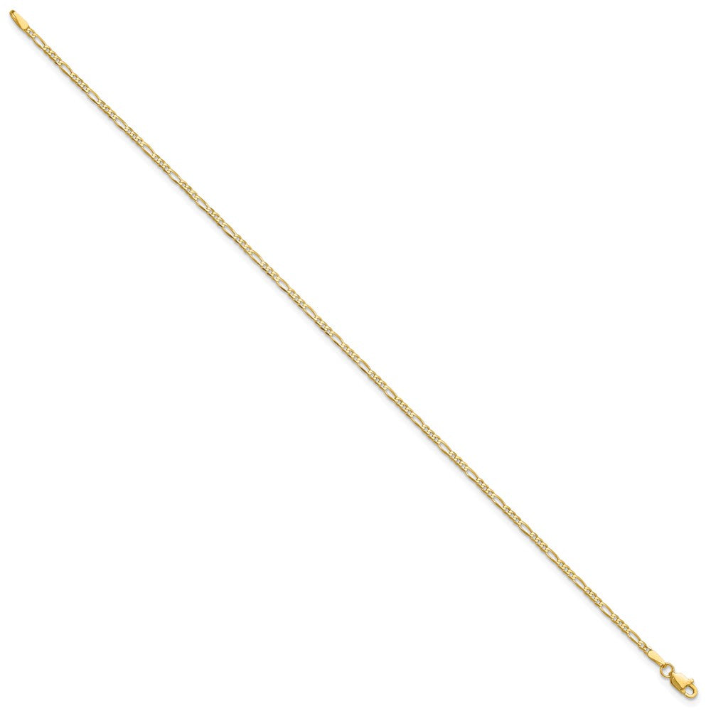 Flat Figaro with Lobster Clasp Bracelet - WBC