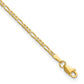 Flat Figaro with Lobster Clasp Anklet - WBC