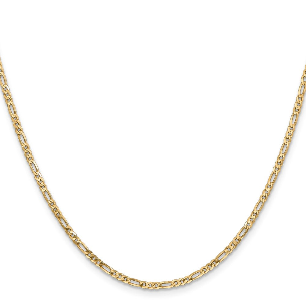 Flat Figaro with Lobster Clasp Chain - WBC