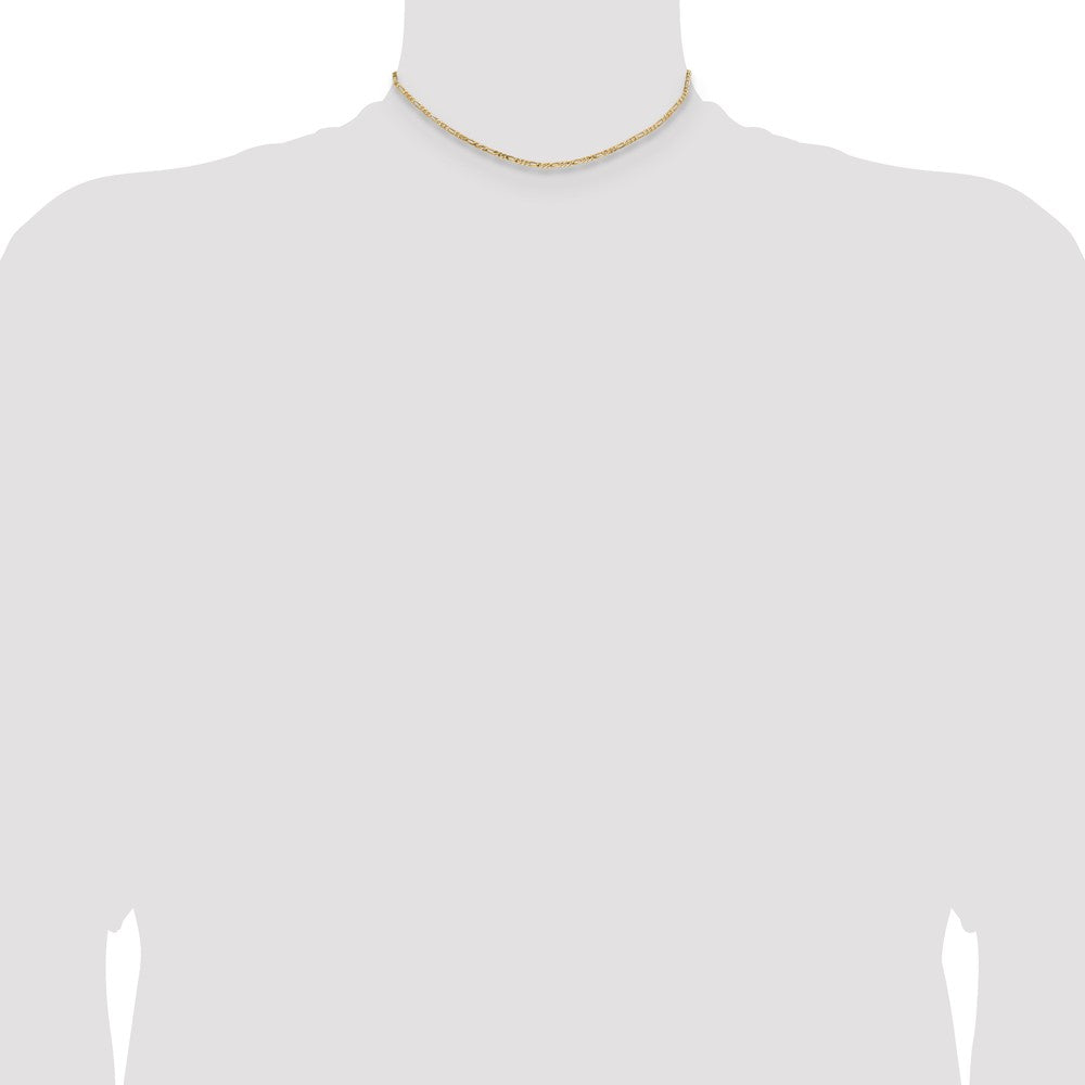Flat Figaro with Lobster Clasp Chain - WBC