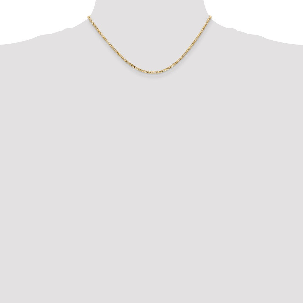 Flat Figaro with Lobster Clasp Chain - WBC