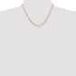 Flat Figaro with Lobster Clasp Chain - WBC