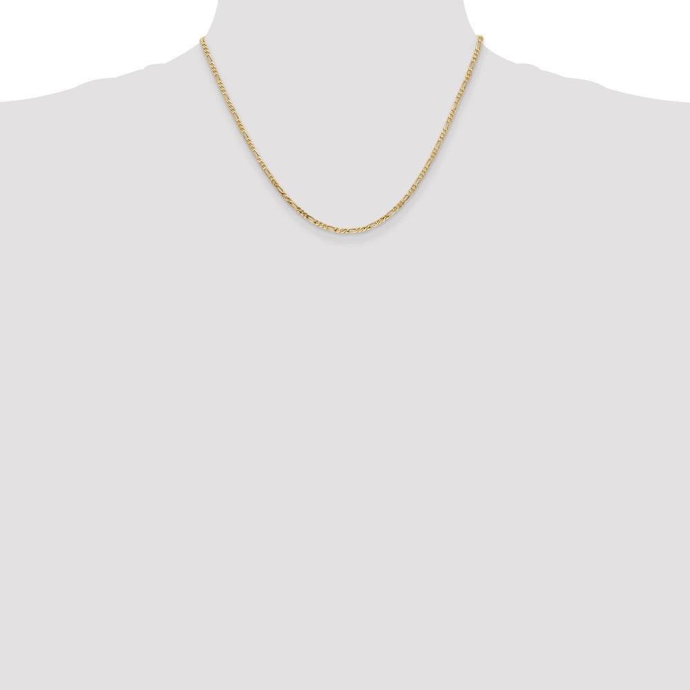 Flat Figaro with Lobster Clasp Chain - WBC