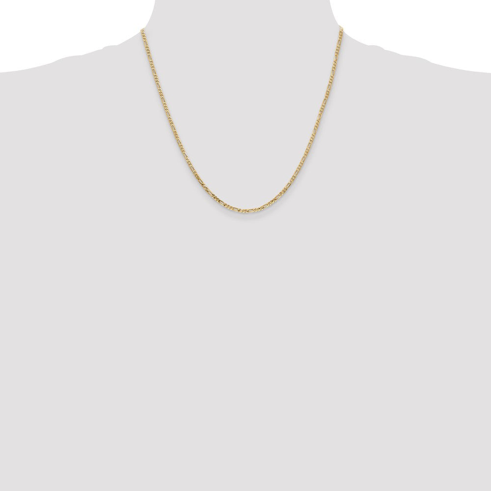 Flat Figaro with Lobster Clasp Chain - WBC