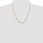 Flat Figaro with Lobster Clasp Chain - WBC