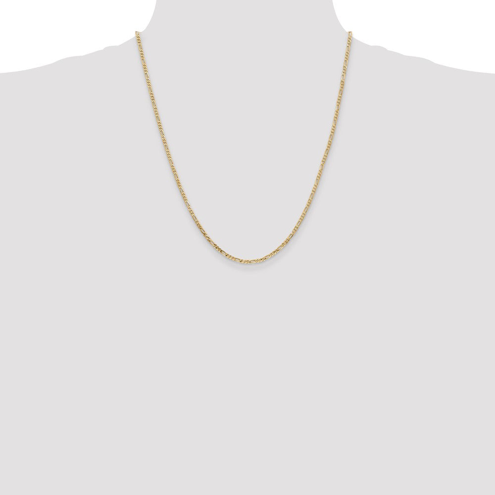 Flat Figaro with Lobster Clasp Chain - WBC