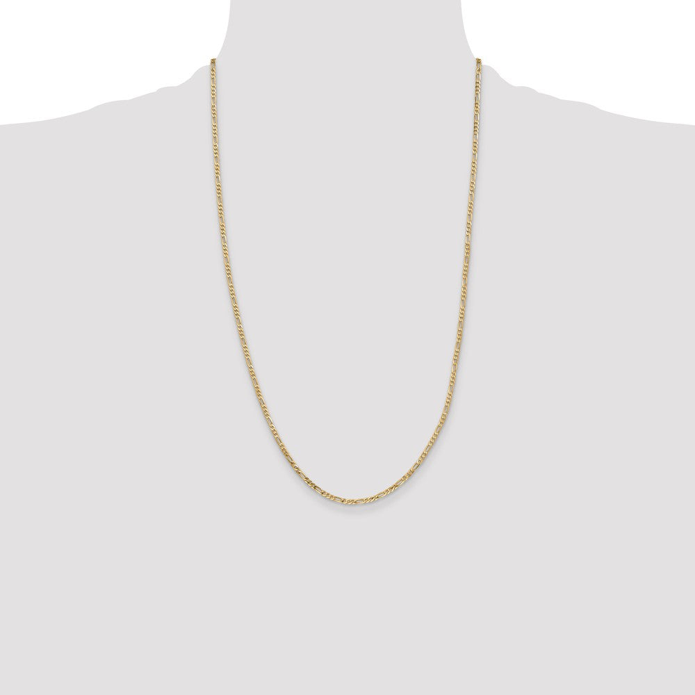 Flat Figaro with Lobster Clasp Chain - WBC